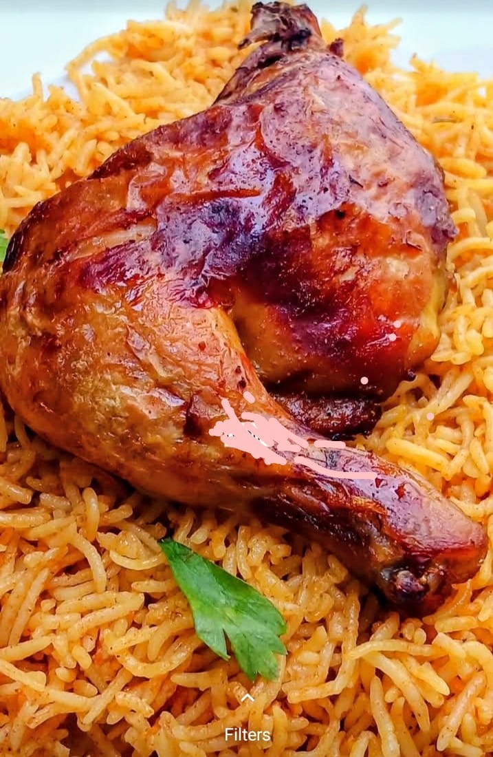 Wedding plated chicken pilau